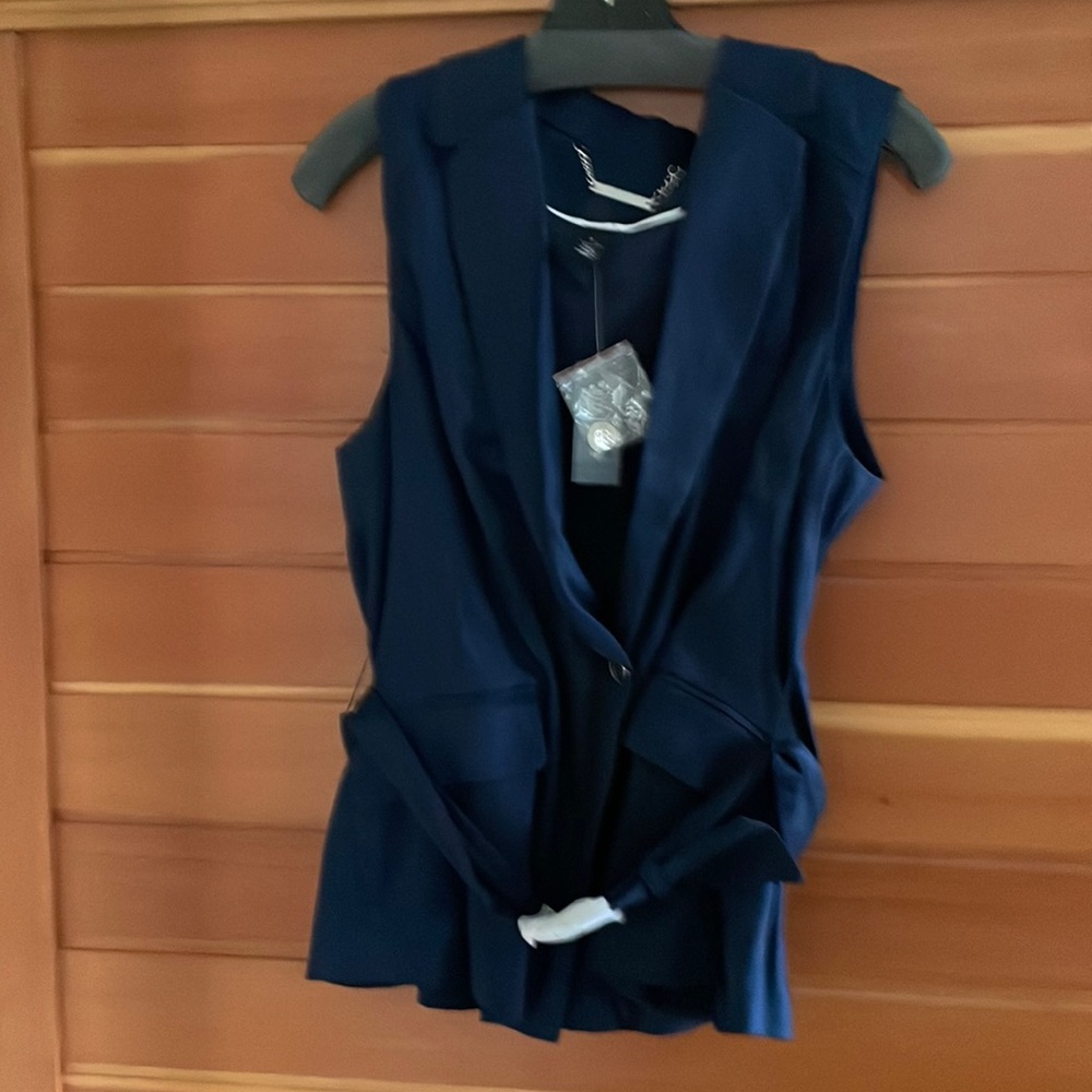 Navy vest